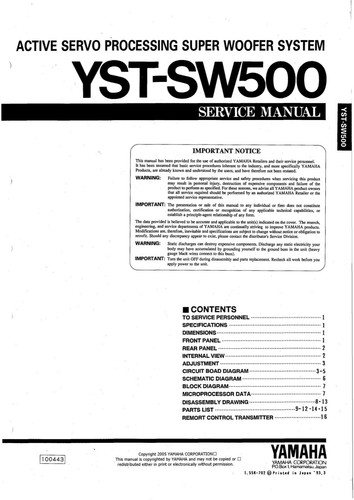 Service manual anleitung für - service, manual-anleitung