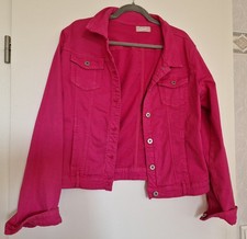 Jeans Jacke rosa von Cams Gr. XL / 42