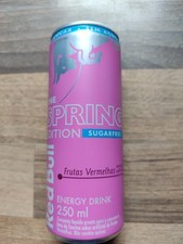 Red Bull The Spring Sugarfree Edition Energy Dose Leer Empty 250ml Can Brasilien