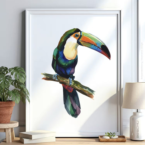Papageien vogel schablone - papageien,