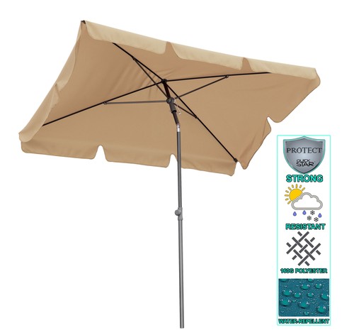 Balkon sonnenschirm 200x125cm - balkon,