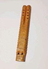 Vintage Holz Doppelflöte