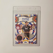 2024-25 Topps Real Madrid Team Set Manolo Sanchis Flamenco Flare Relic FR-SA