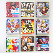 PS3 Playstation 3 Sammlung Spiele Buzz Quiz Singstar Sing It Guitar Hero Disney