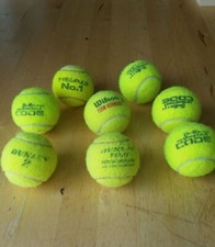 Gebrauchte tennisbälle - 10,