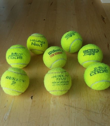 Gebrauchte tennisbälle - 10,