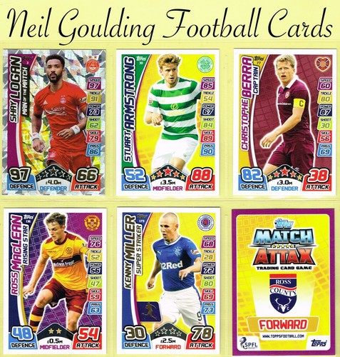 Topps spfl match attax - attax, 2017-18