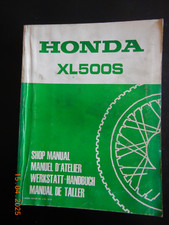 Reparaturanleitung Honda XL500 S Wartungsanleitung , Werkstatthandbuch,  1979
