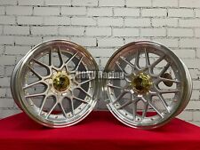4X 18" 5X120 HAXER HX025 RS Style Deep Dish Alufelgen für BMW E36 E46 E90