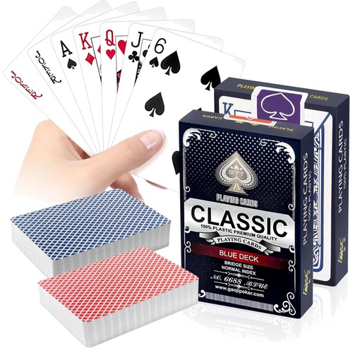 Plastik spielkarten poker set - poker,