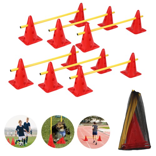 Hürden set kegel stangen - 6,