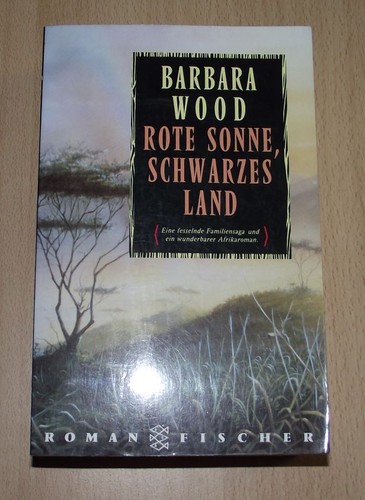 Rote sonne schwarzes land - rote, von