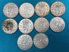 NIEDERLANDE 10x 2 1/2 GULDEN