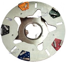 Edelstahl V2 Diamant Schleifteller m Schwingungsdämpfer  Einscheibenmaschine 406