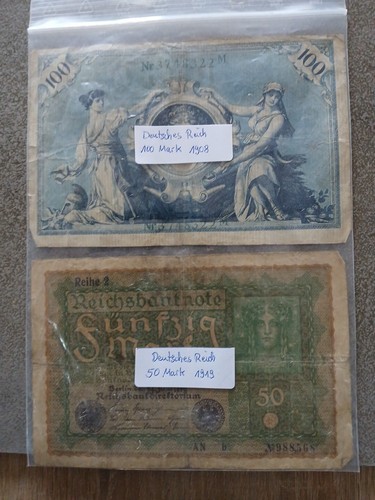 Geldscheine deutsches reich - deutsches,