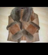 LAMMFELLJACKE Gr.36/38 S-M