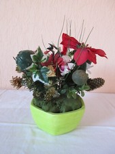 Weihnachten / Adventsschmuck, Weihnachtsstern, Gesteck, Tischdekoration