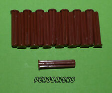 Lego Technic Technik 15 Kreuzstangen mit Stopper 3lang #24316 dunkelbraun