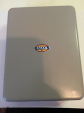 Fossil Uhrenbox Uhren Box Schmuck Verpackung Blech Schachtel #P3