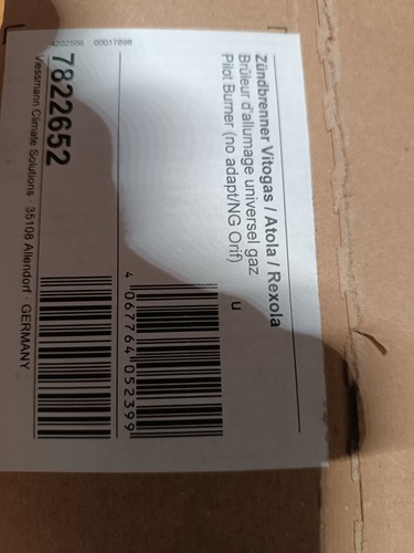 Viessmann 7822652 zündbrenner - viessmann,