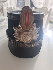  Polizei- Tschako Berlin-Offizier mit Schuppenkette und Seidenfutter Mod.II.