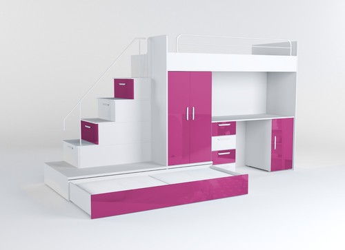 Hochbett etagenbett kinderbett - hochbett,