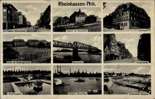 Rheinhausen duisburg im - ak,