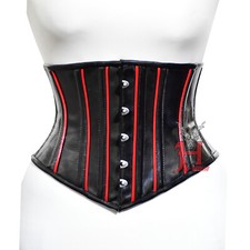 Unterbrustkorsett Rot Lack