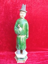 schöne, alte Keramik-Figur ,Konfuzius-Student , China ,Keramik (Terrakotta) 69cm