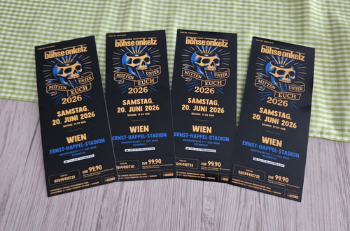 Böhse onkelz ticket wien - böhse,