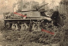 Franz. Beute Panzer Hotchkiss 39 Balkenkreuz bei Salla Lappland Finnland