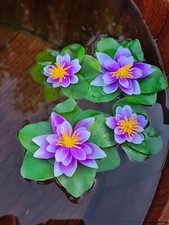 2x künstliche 2er Seerose