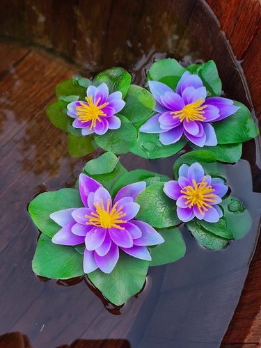 Künstliche 2er seerose - 2x,