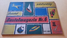 Bastelmagazin Nr.6 Ausschneidebogen Pinguin Junge Welt 1965 DDR
