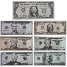 100 Stück Dollarscheine und