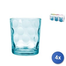 4x Packung 6 Blaue