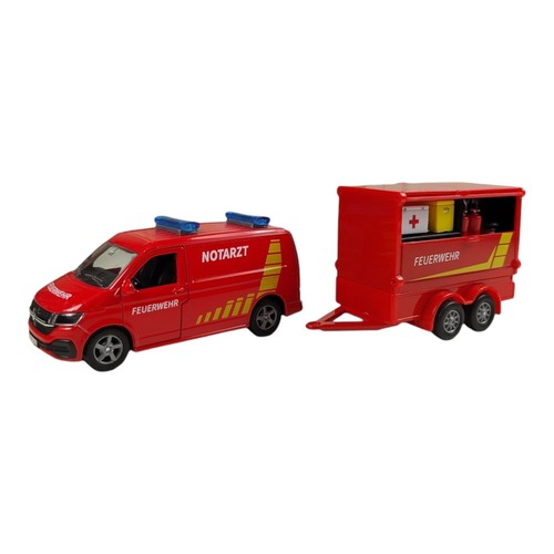 Feuerwehr van mit anhänger - mit,