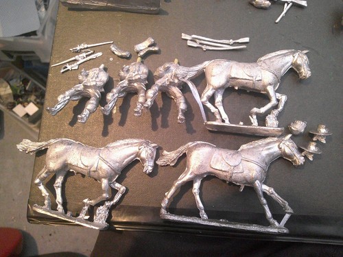 Ecw dragoons mounted figs - ecw,