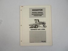 Hesston 6550 6650 Windrower Tractor Ersatzteilliste Parts Listing 1980