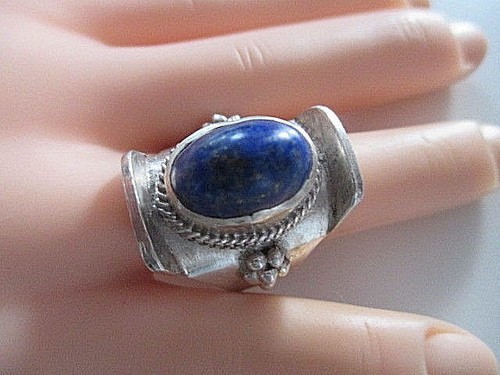 Silber ring lapis lazuli - ring, °