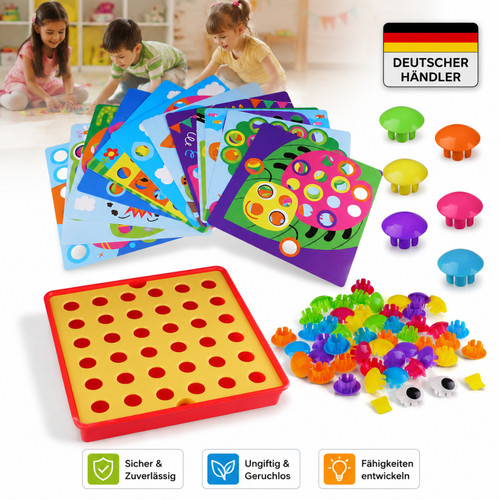 Steckspielzeug mosaik - steckspielzeug,