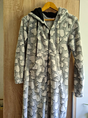 Damen bademantel woonzie - bademantel,