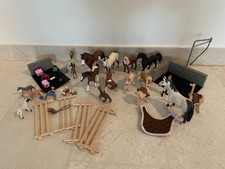 Schleich Konvolut Reiterhof mit vielen Einzelzeilen
