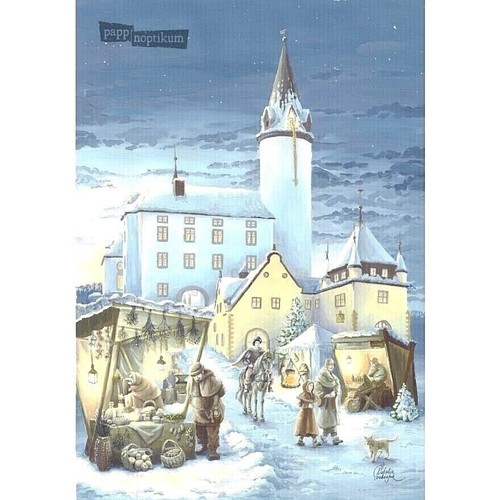 Nostalgischer adventskalender - nostalgischer,