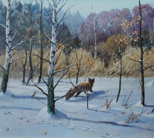 Fuchs kunstdruck 37 cm - ,