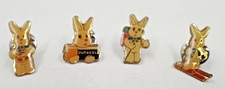 ? Duracell Bunny Pins Set (4x) ? Vintage Werbe Anstecker Sammler Rarität 90er