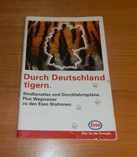 Esso Strassenatlas Deutschland 1996, aus Sammlung, Nichtraucherhaushalt.