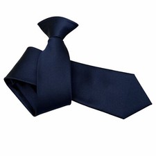 Marineblaue schmale Krawatte