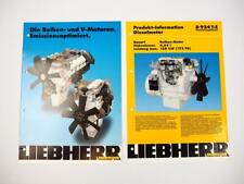 2 Prospekte Liebherr  D924T-E