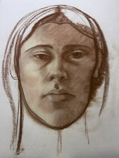 GROSSE KREIDEZEICHNUNG